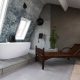 betontegels badkamer